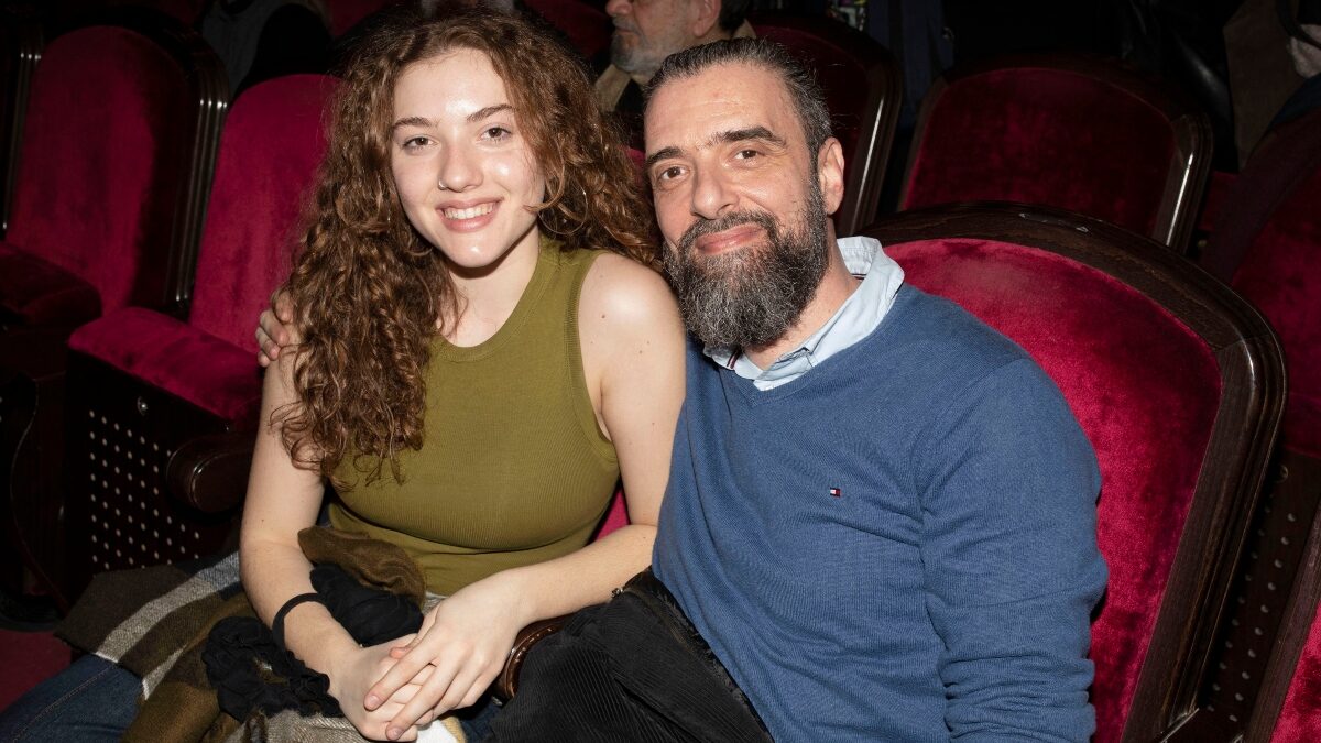 Ο Σωτήρης Τσαφούλιας και η κόρη του Δέσποινα