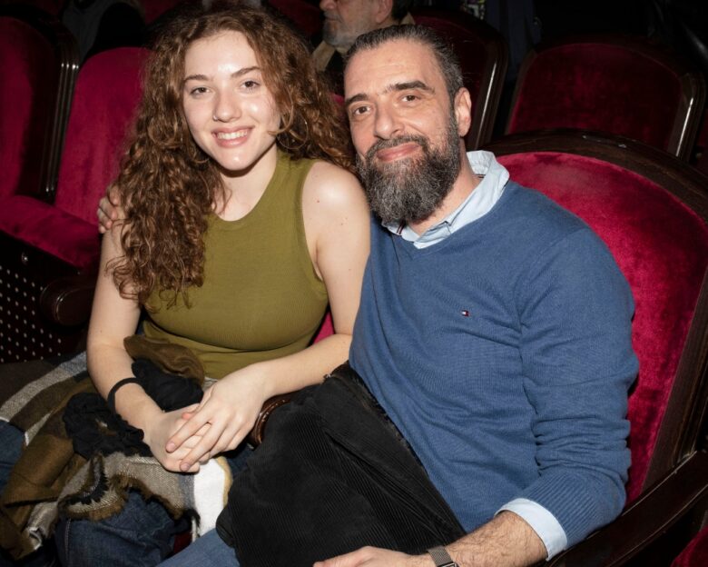 Ο Σωτήρης Τσαφούλιας και η κόρη του Δέσποινα