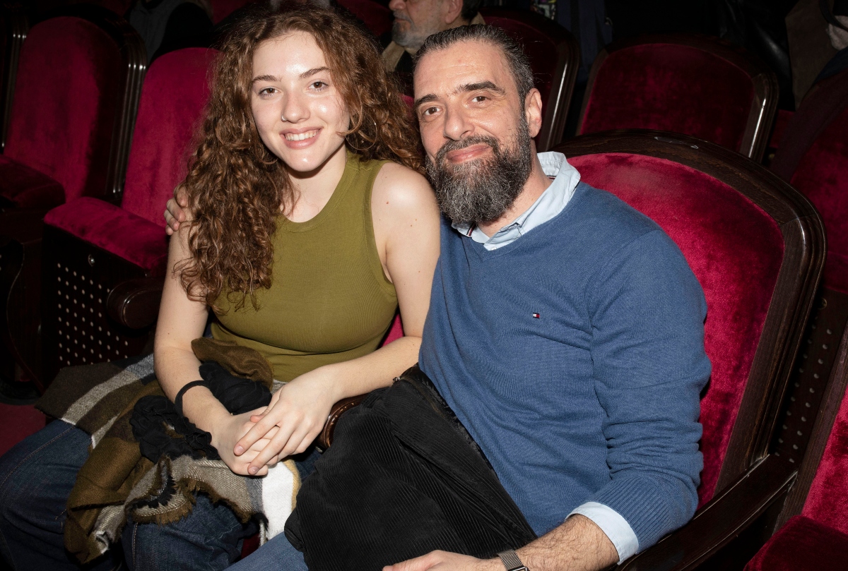 Ο Σωτήρης Τσαφούλιας και η κόρη του Δέσποινα