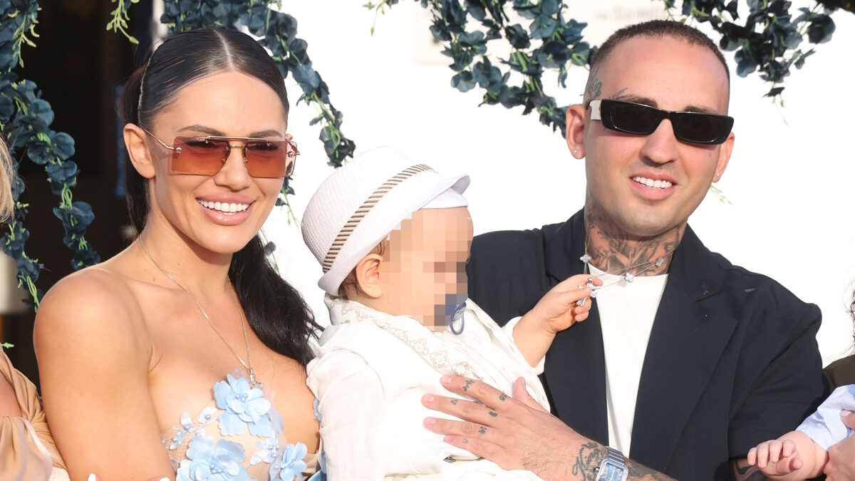 Έλενα Τσαγκρινού & DJ Stephan με τον γιο τους, Ηρακλή Τριαντάφυλλο