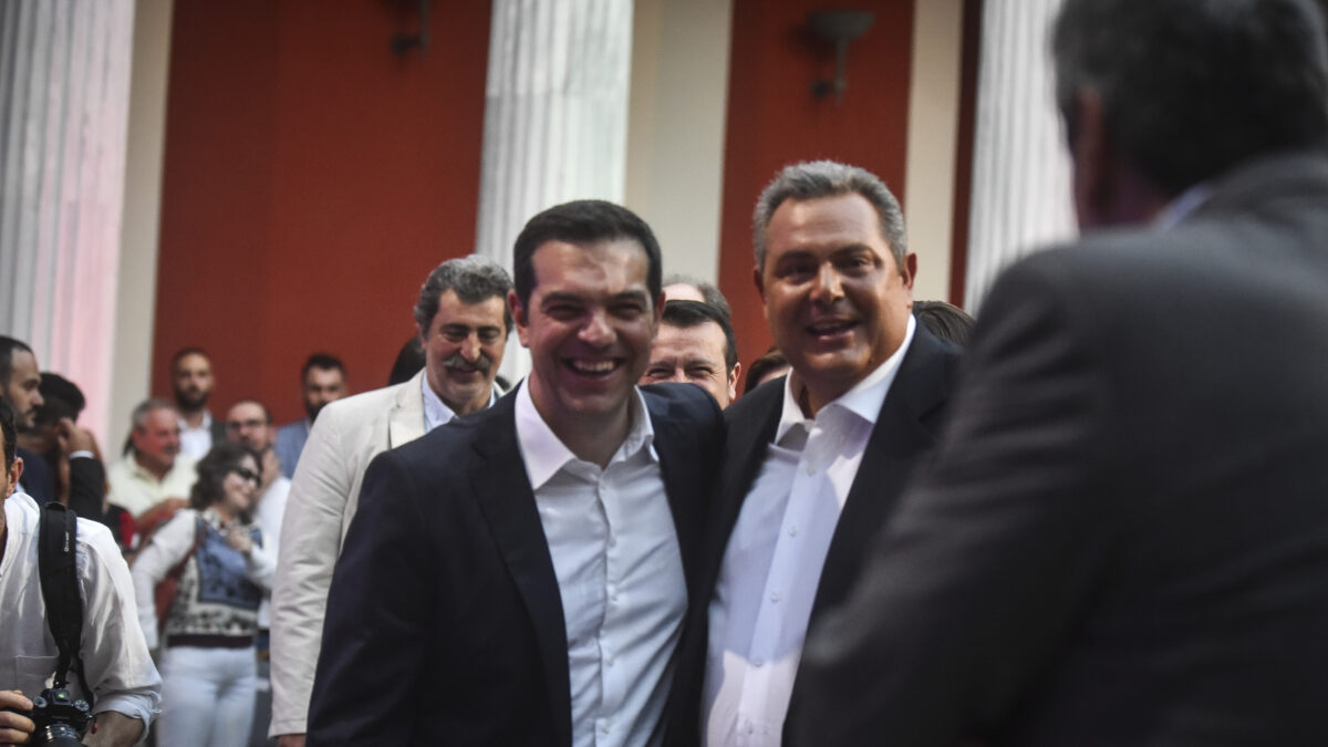 Αλέξης Τσίπρας και Πάνος Καμμένος