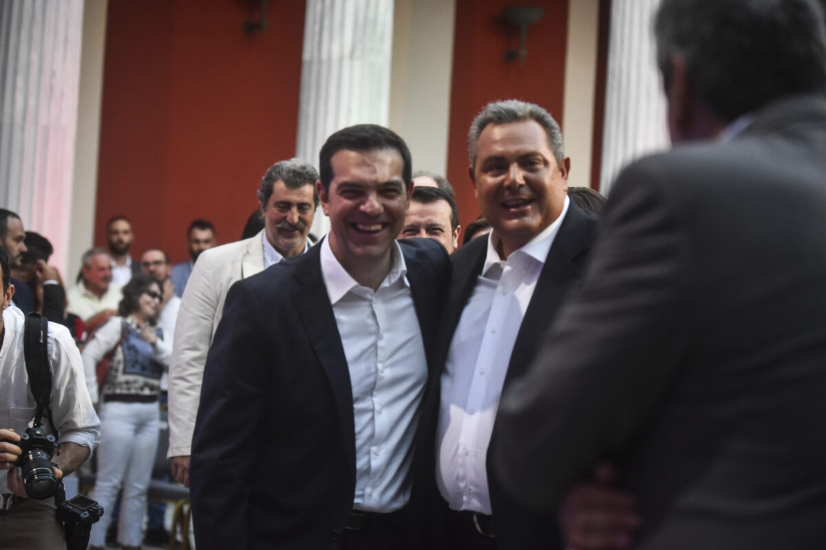 Αλέξης Τσίπρας και Πάνος Καμμένος