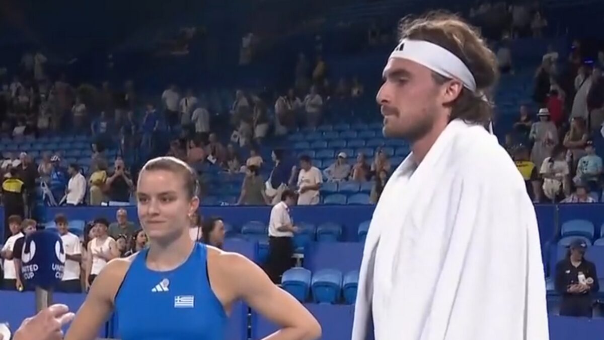 Στέφανος Τσιτσιπάς: «Κάνουμε ό,τι μπορούμε όπως οι Σπαρτιάτες και η Μαρία Σάκκαρη τυγχάνει να είναι Σπαρτιάτισσα»