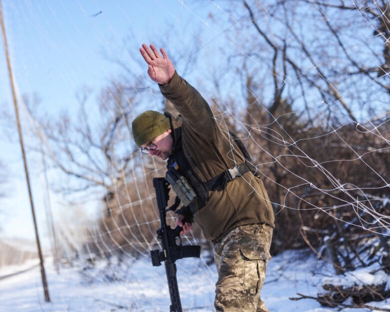 Ουκρανός στρατιώτης στο Ντονέτσκ