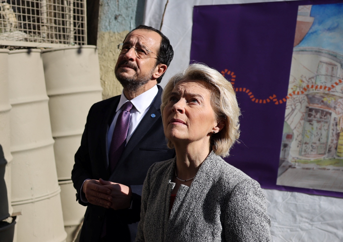 Ούρσουλα φον ντερ Λάιεν και Νίκος Χριστοδουλίδης