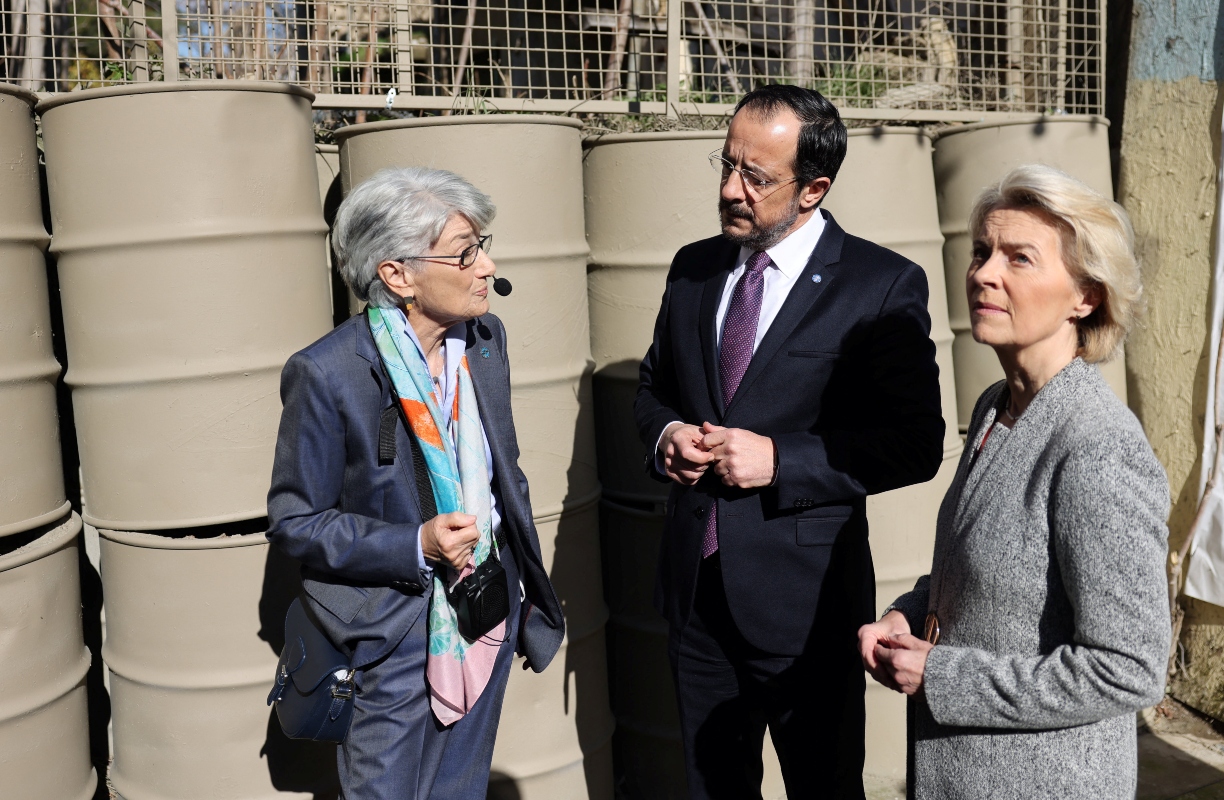 Ούρσουλα φον ντερ Λάιεν και Νίκος Χριστοδουλίδης