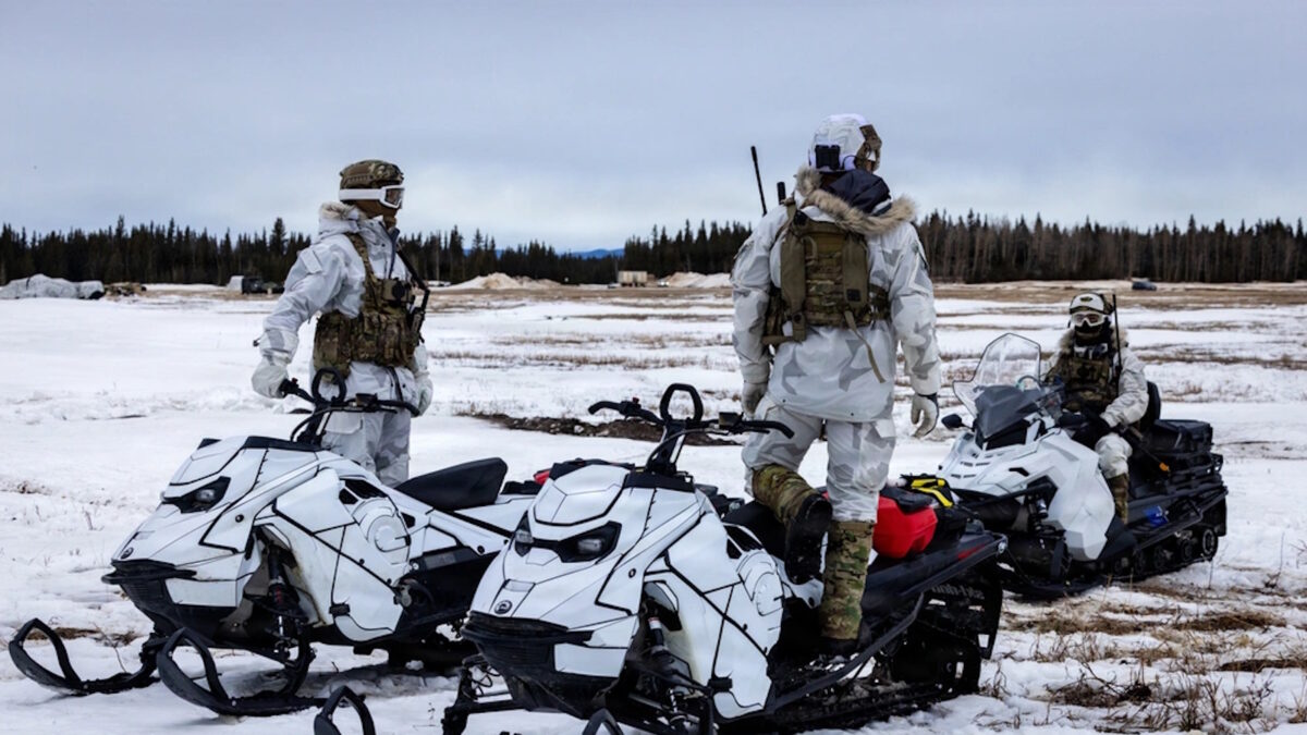 Αμερικανοί στρατιώτες σε άσκηση στην Αρκτική