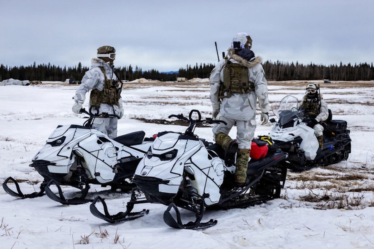 Αμερικανοί στρατιώτες σε άσκηση στην Αρκτική