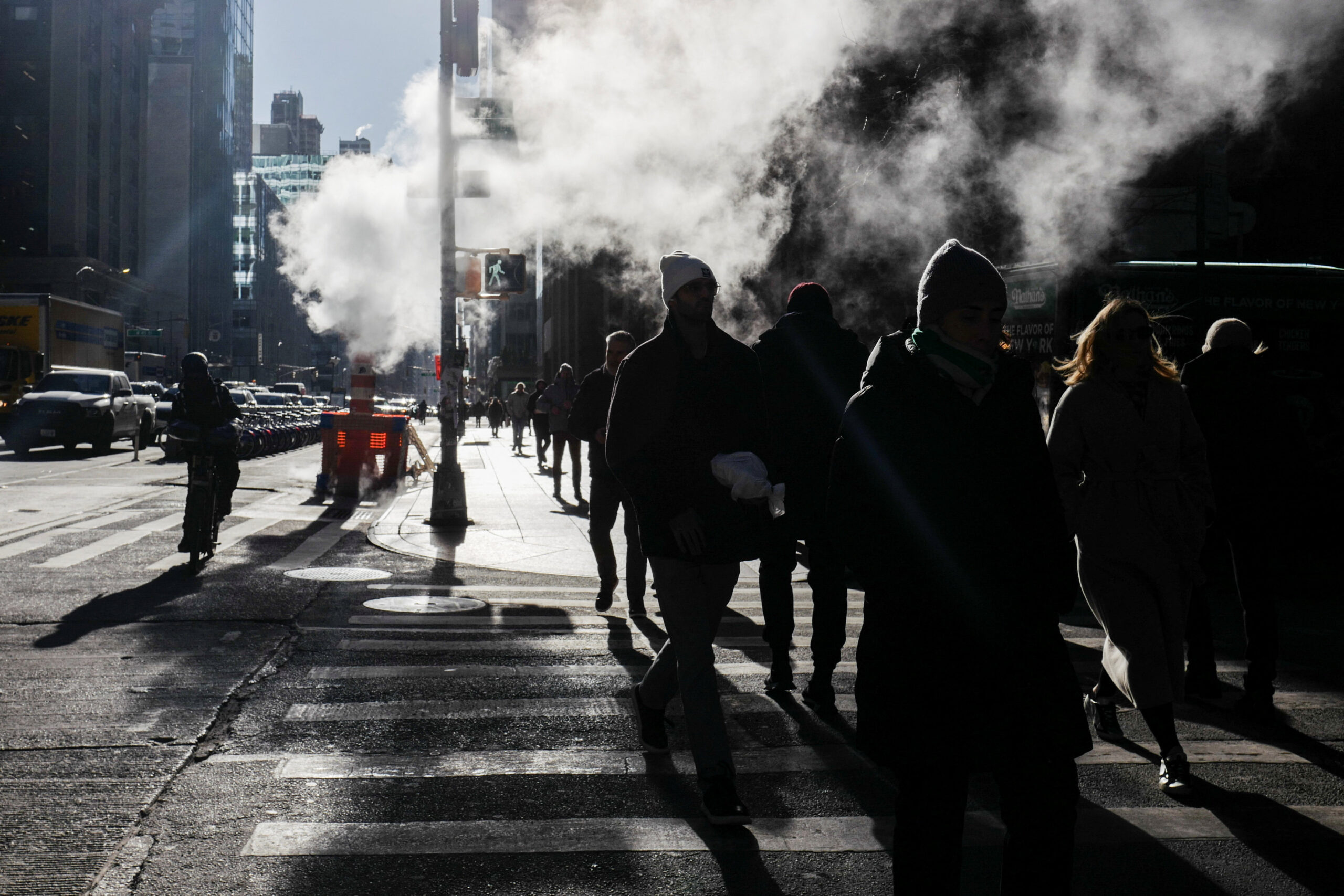 Πολικό ψύχος στο Μανχάταν της Νέας Υόρκης
