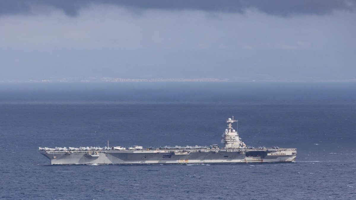 Το αμερικανικό αεροπλανοφόρο USS Gerald R. Ford