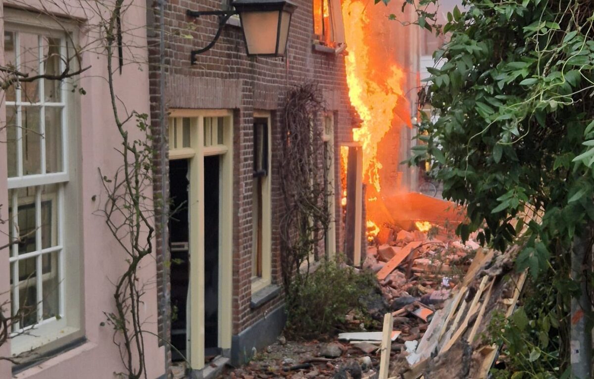 Έκρηξη και φωτιά στην Ουτρέχτη