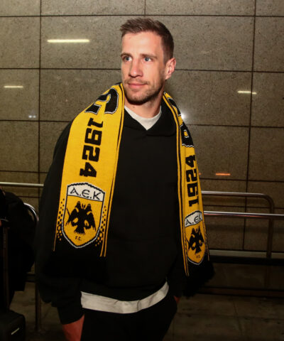 Ο Βάργκα στην άφιξη του στην Ελλάδα