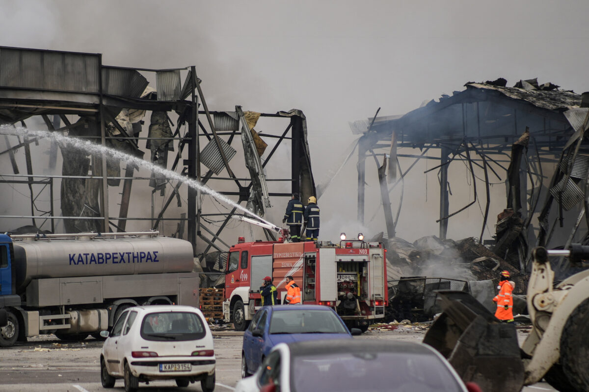 Το κατεστραμμένο εργοστάσιο της Βιολάντα