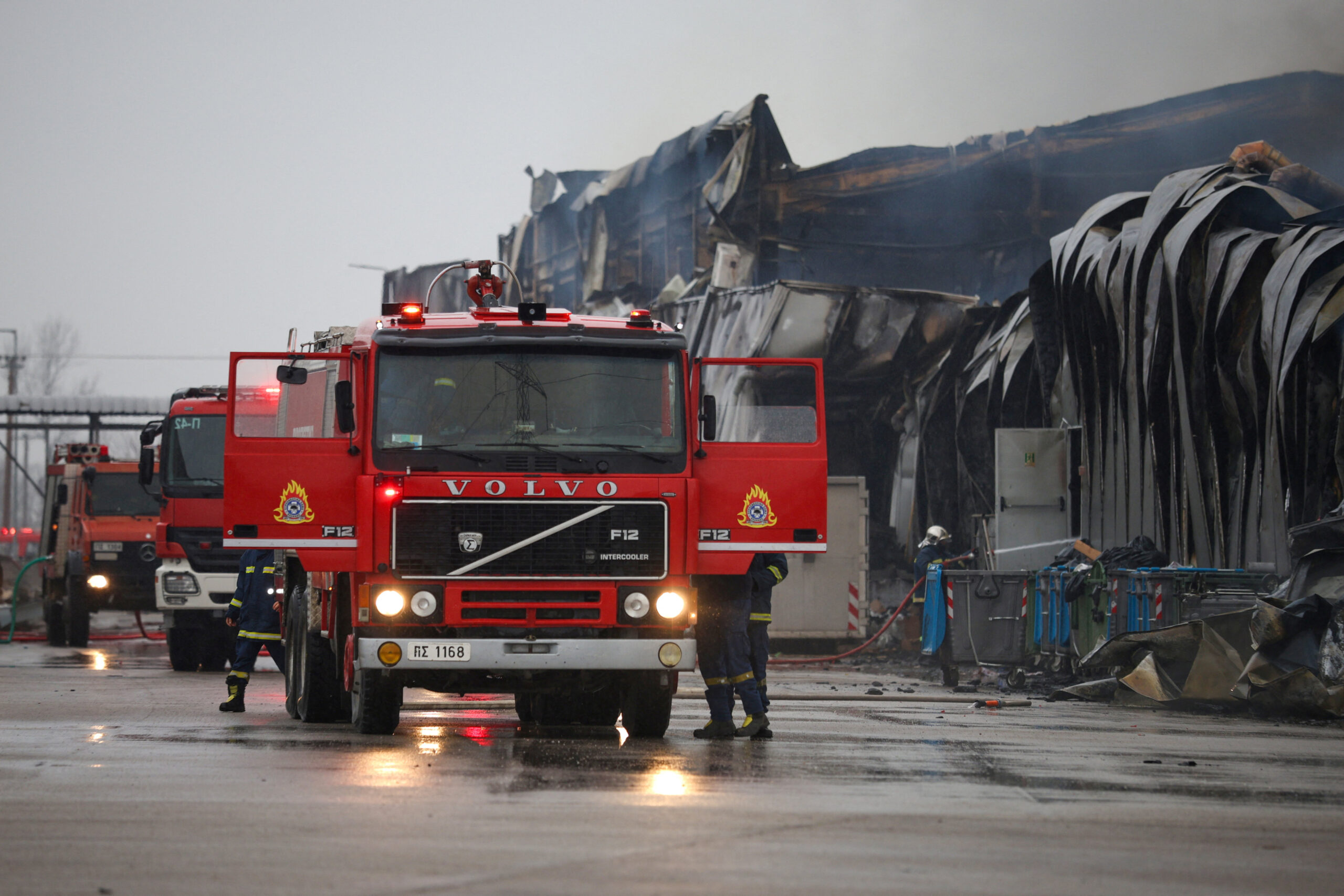 Το κατεστραμμένο εργοστάσιο της Βιολάντα