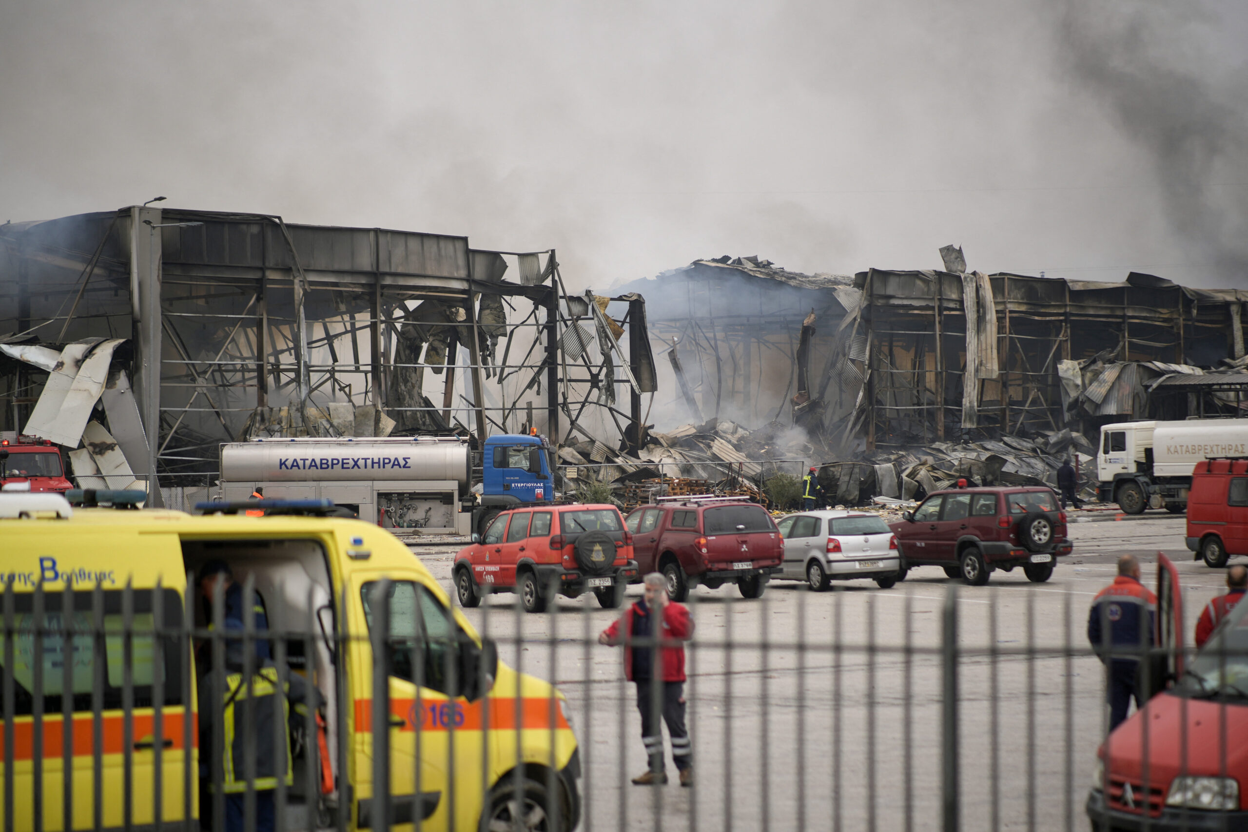 Το κατεστραμμένο εργοστάσιο της Βιολάντα