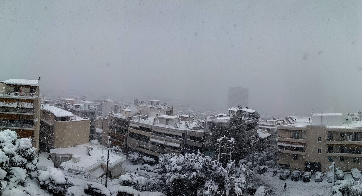Χιόνια στην Αττική
