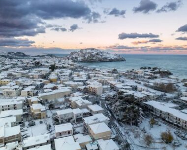 Χιόνια στα νησιά