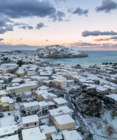 Χιόνια στα νησιά