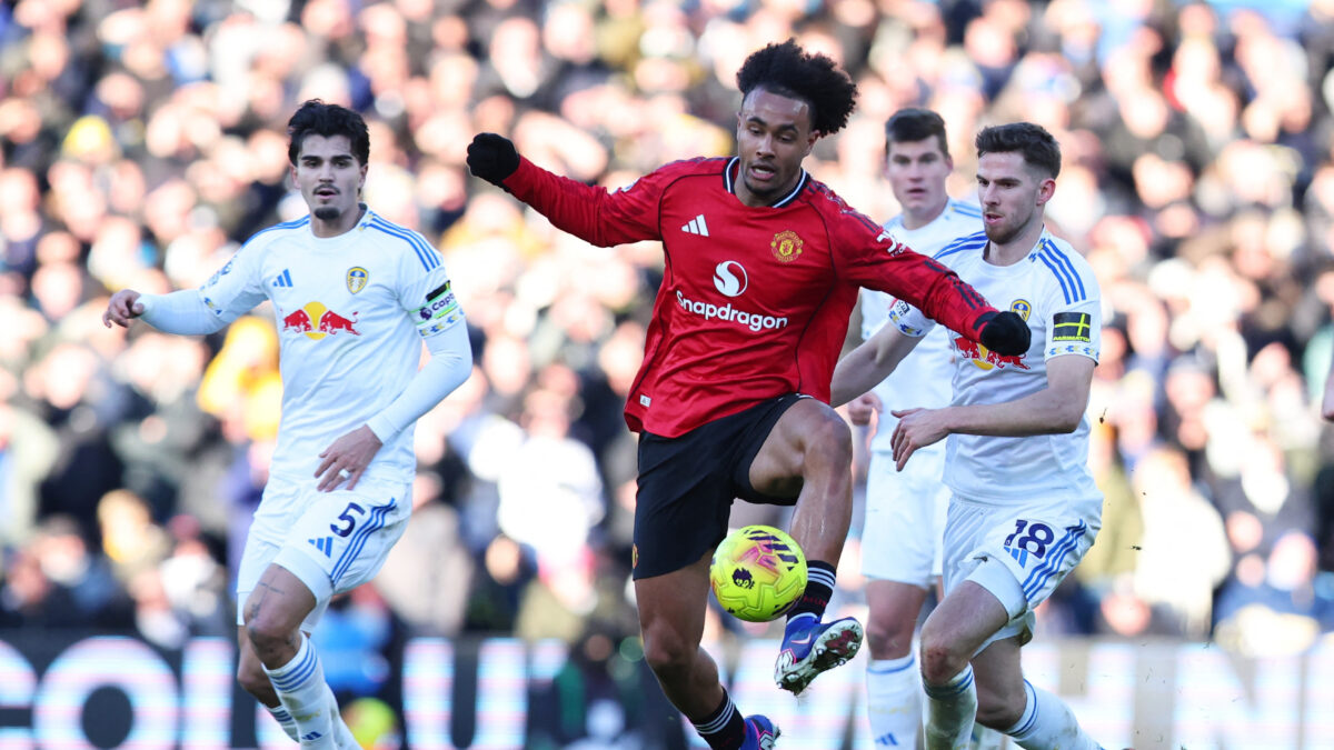 Ο Ζίρκζι με τη φανέλα της Γιουνάιτεντ