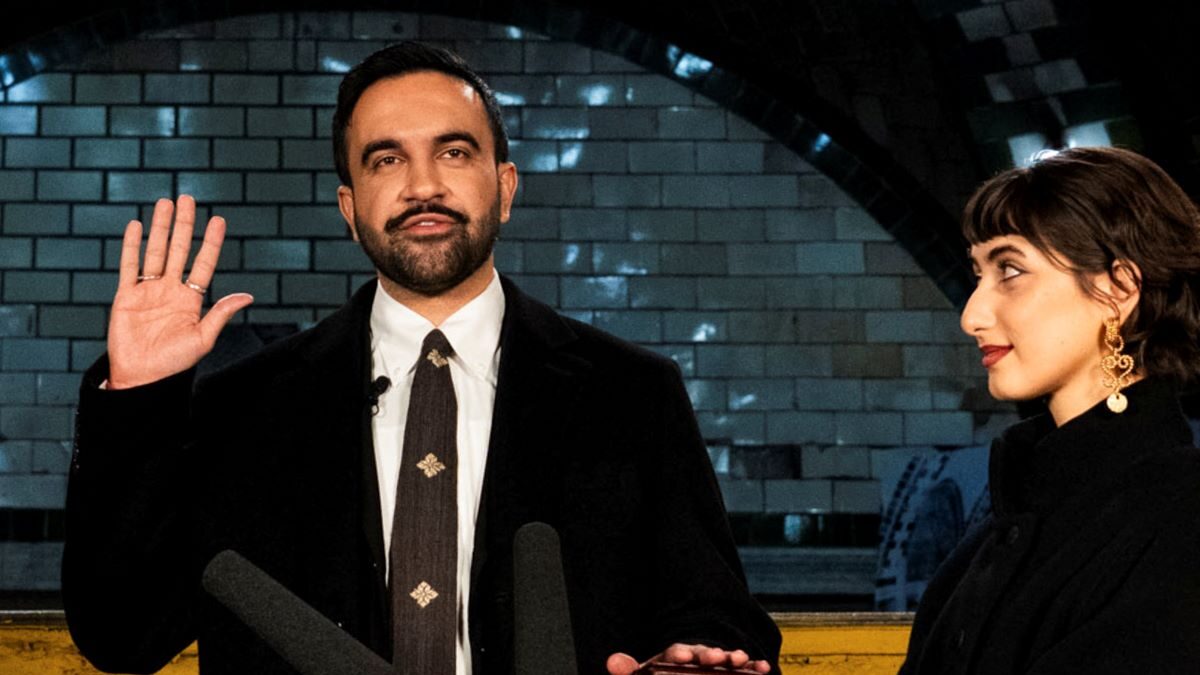 Ο Ζοχράν Μαμντάνι ορκίζεται δήμαρχος της Νέας Υόρκης