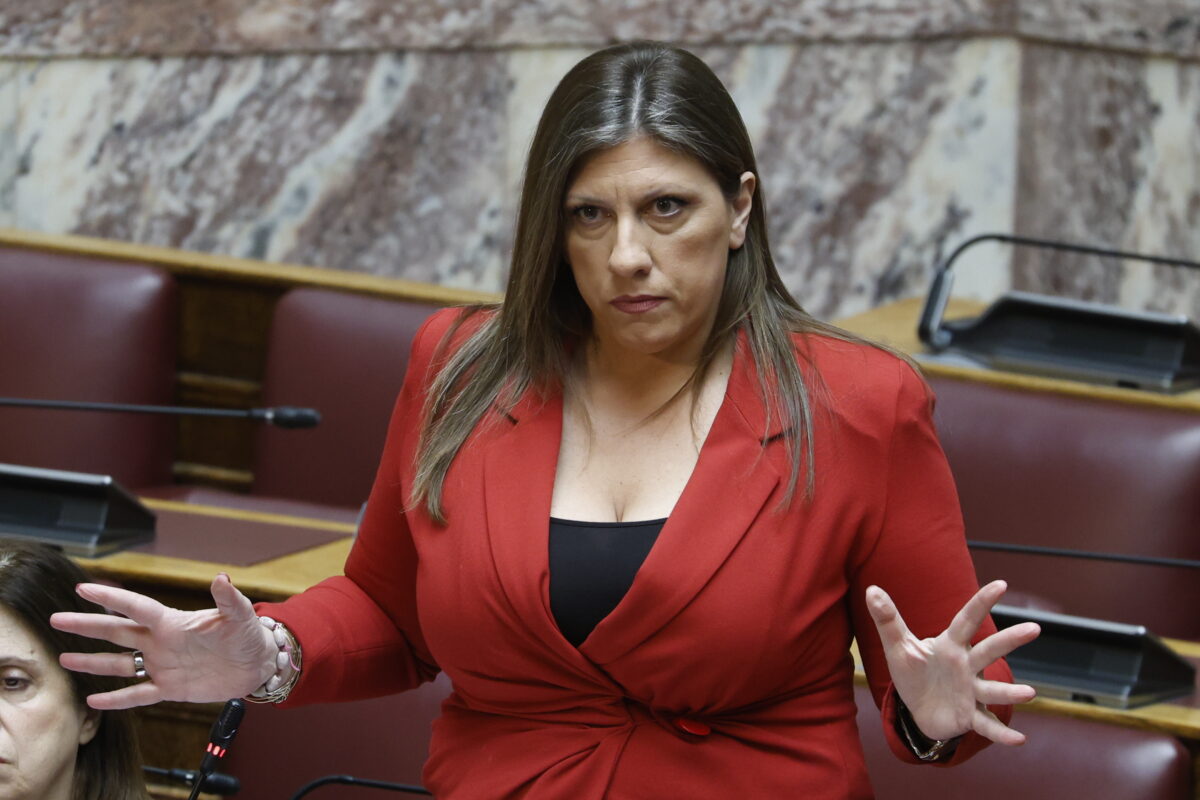 Η πρόεδρος της «Πλεύσης Ελευθερίας», Ζωή Κωνσταντοπούλου