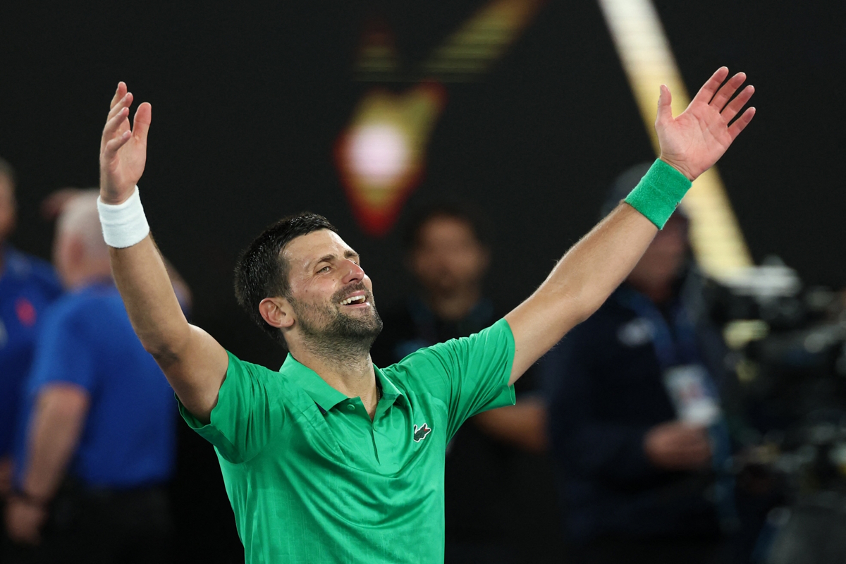 Τζόκοβιτς - Σίνερ 3-2: Κυρίαρχος στην τιτανομαχία ο Σέρβος και στόχος πλέον η κατάκτηση του Australian Open