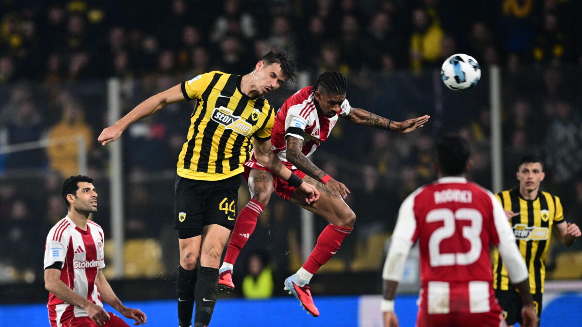 ΑΕΚ – Ολυμπιακός 1-1 τελικό: Πέναλτι στις καθυστερήσεις και ισοπαλία στην Allwyn Arena