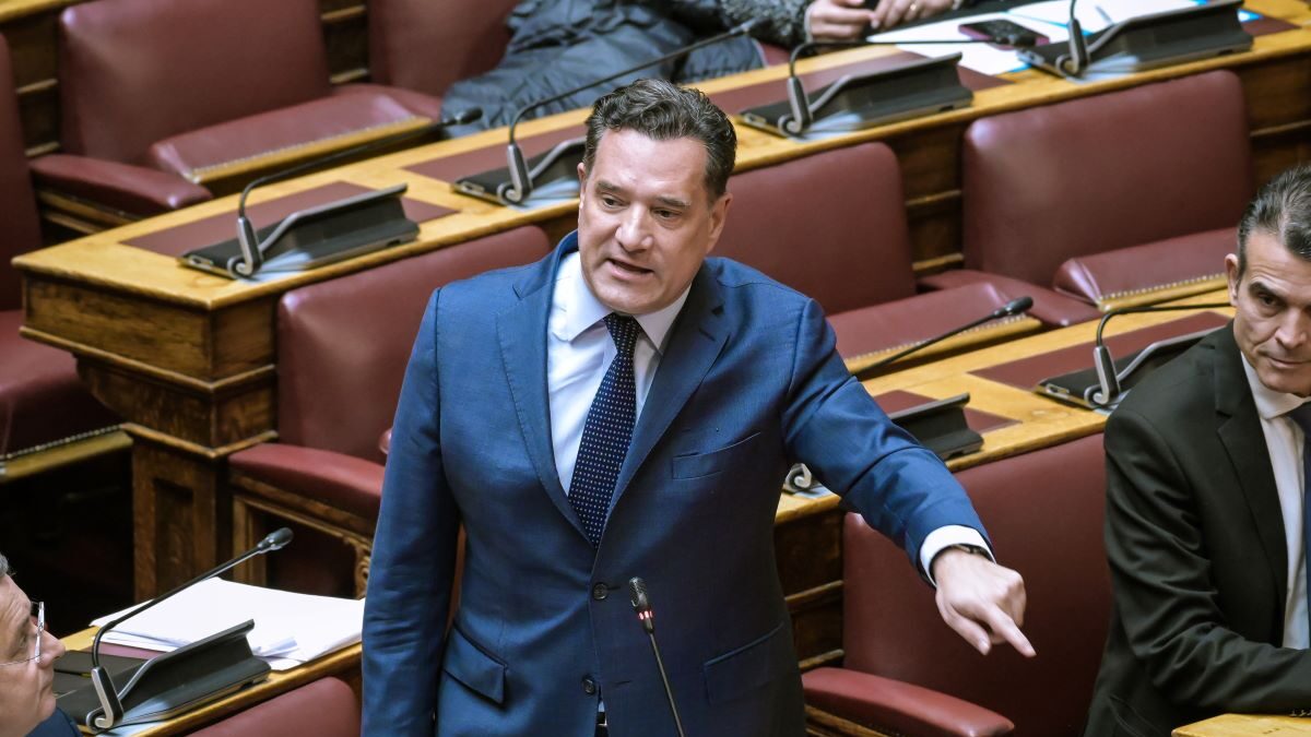 Ο Άδωνις Γεωργιάδης στη Βουλή