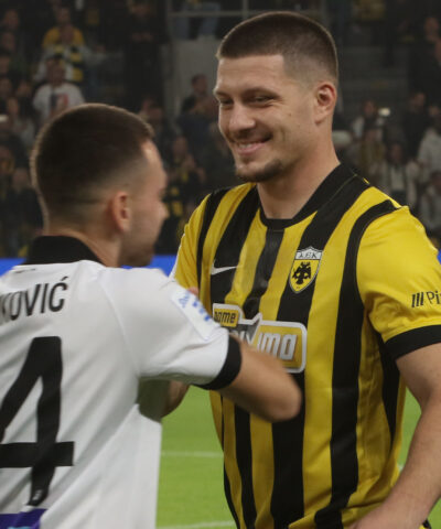 Ο Γιόβιτς με τον Ζίβκοβιτς