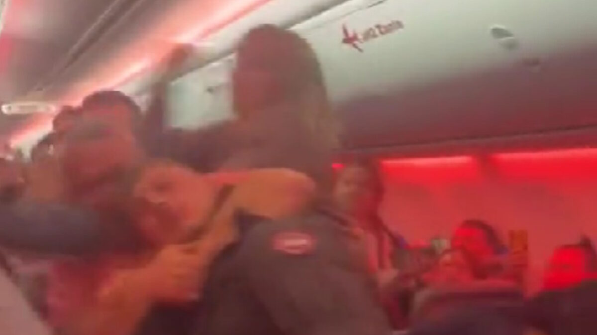 καυγάς σε αεροπλάνο