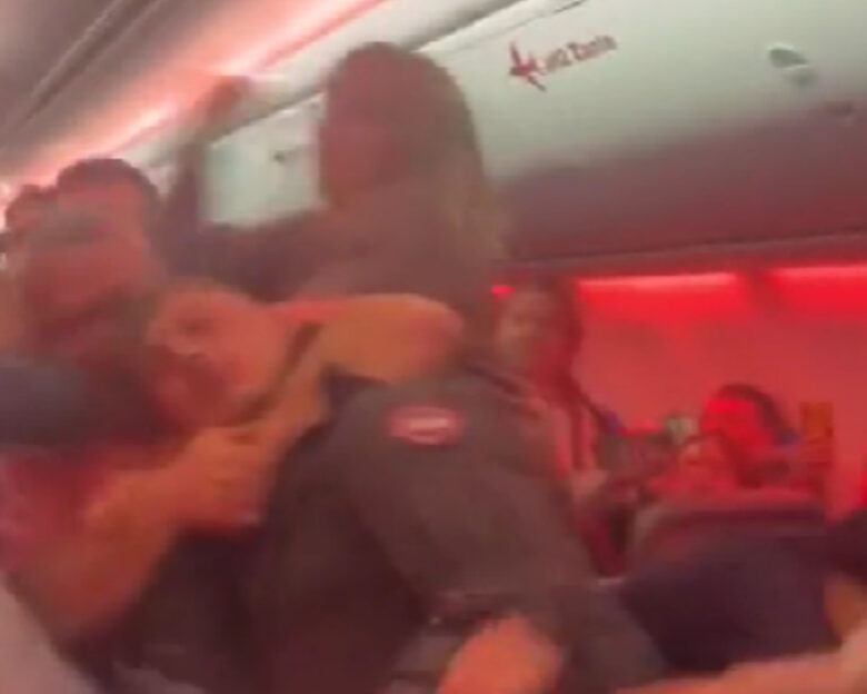 καυγάς σε αεροπλάνο