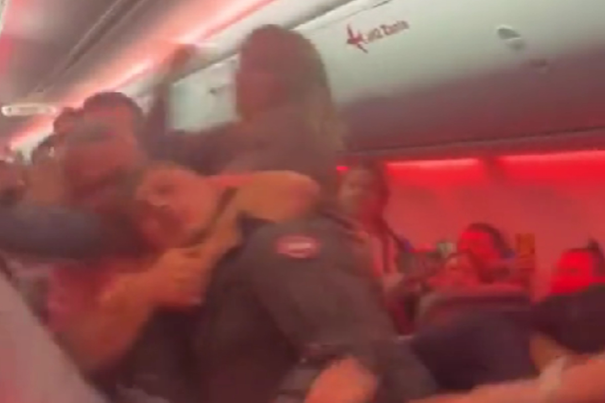 καυγάς σε αεροπλάνο