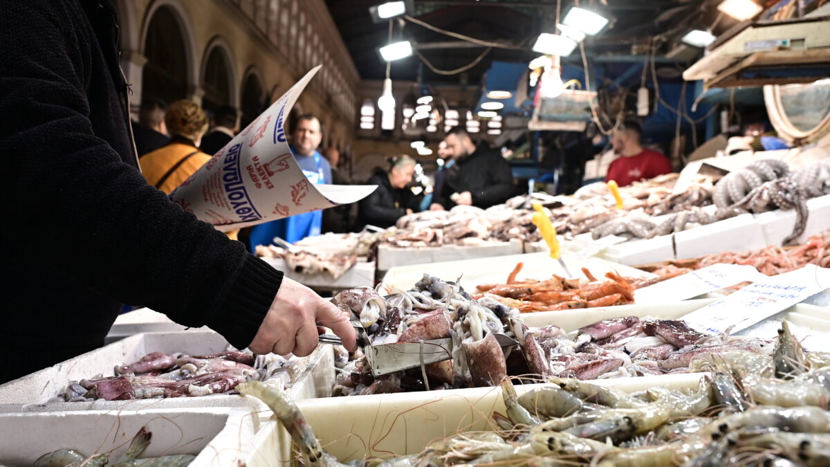 Στιγμιότυπο από την Βαρβάκειο Αγορά