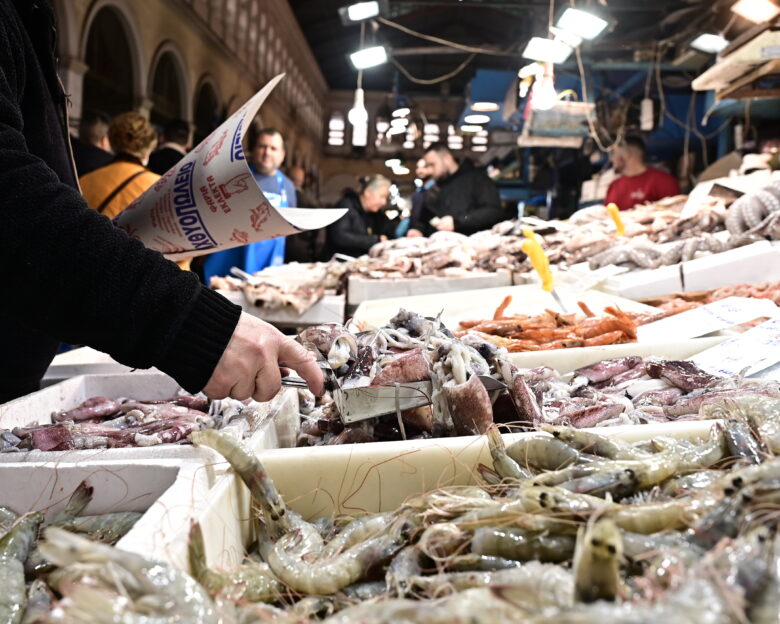 Στιγμιότυπο από την Βαρβάκειο Αγορά