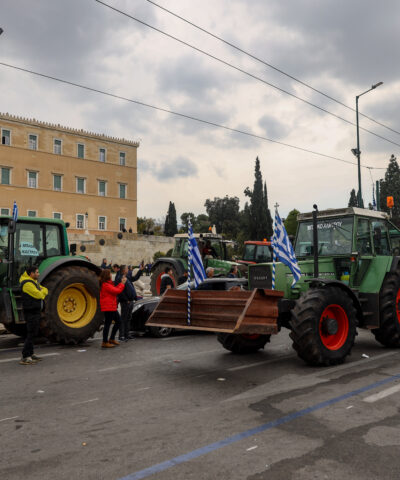 Τρακτέρ στο Σύνταγμα