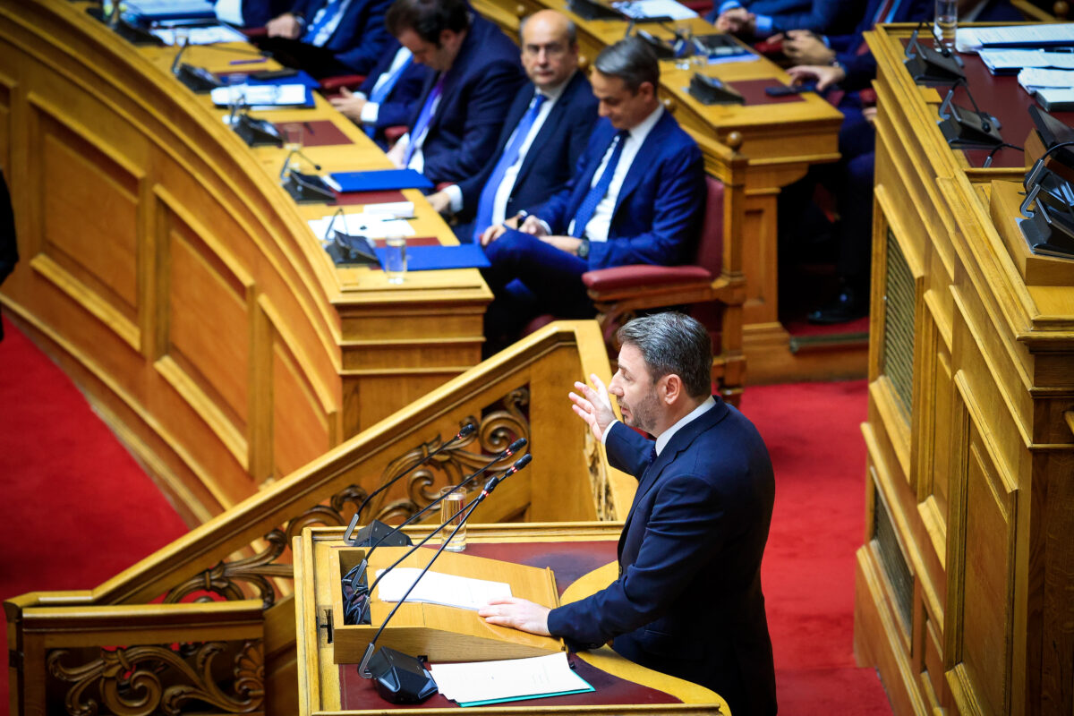 Κυριάκος Μητσοτάκης και Νίκος Ανδρουλάκης