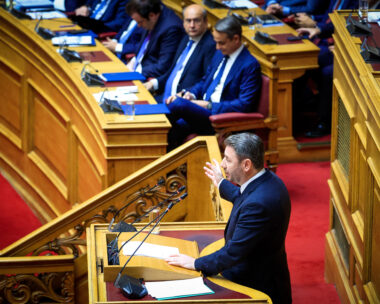 Κυριάκος Μητσοτάκης και Νίκος Ανδρουλάκης