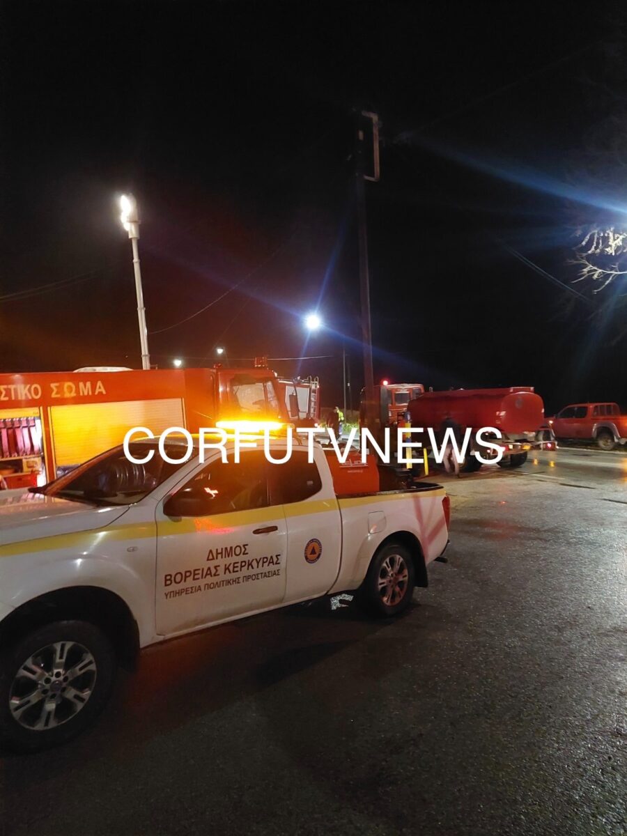 Μεγάλη κινητοποίηση μετά το πέρασμα του ανεμοστρόβιλου