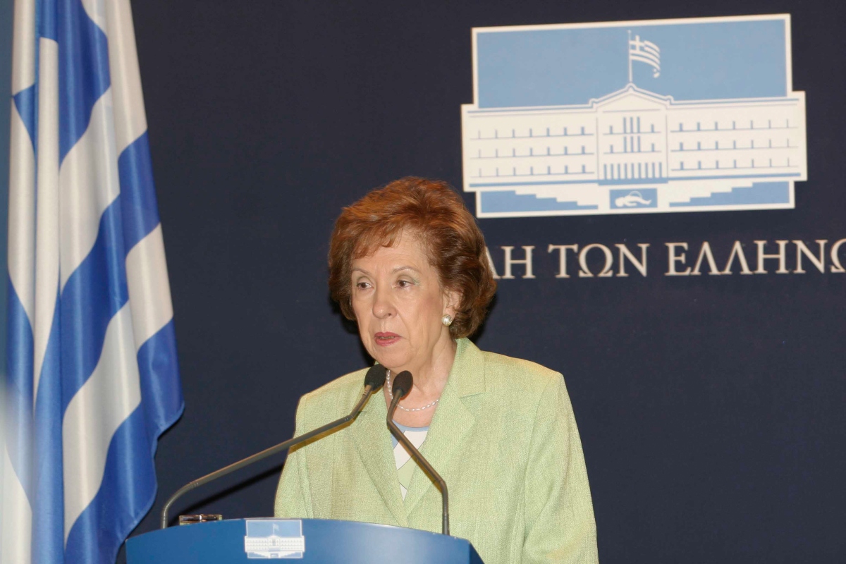 ΠΑΡΟΥΣΙΑΣΗ ΤΟΥ ΠΡΟΓΡΑΜΜΑΤΟΣ ΤΗΣ ΒΟΥΛΗΣ ΤΩΝ ΕΦΗΒΩΝ ΑΠΟ ΤΗΝ ΠΡΟΕΔΡΟ ΤΗΣ ΒΟΥΛΗΣ ΑΝΝΑ ΨΑΡΟΥΔΑ ΜΠΕΝΑΚΗ-- ΣΤΗ ΦΩΤΟ Η ΠΡΟΕΔΡΟΣ ΤΗΣ ΒΟΥΛΗΣ ΑΝΝΑ ΨΑΡΟΥΔΑ-ΜΠΕΝΑΚΗ