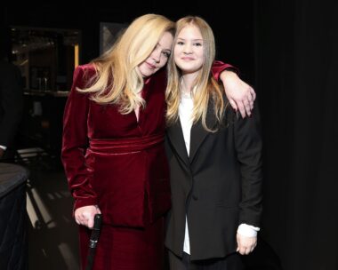 Η Κριστίνα Άπλγκεϊτ με την κόρη της