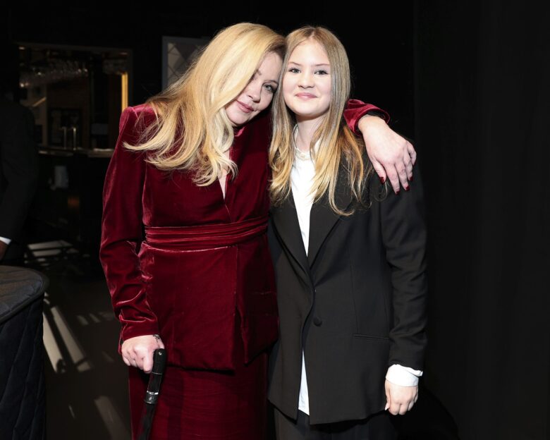 Η Κριστίνα Άπλγκεϊτ με την κόρη της