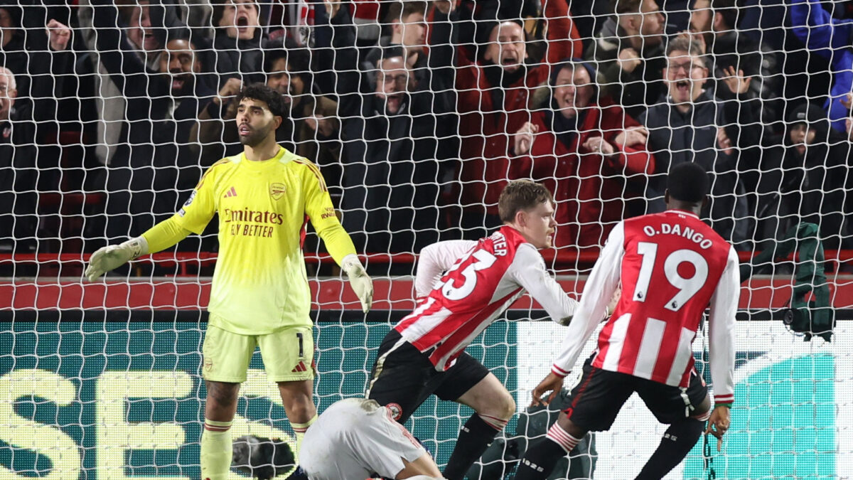 Η φάση με το γκολ της Μπρέντφορντ κόντρα στην Άρσεναλ