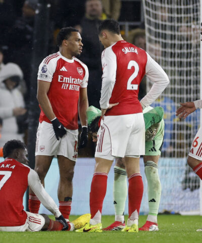 Απογοητευμένοι οι παίκτες της Άρσεναλ