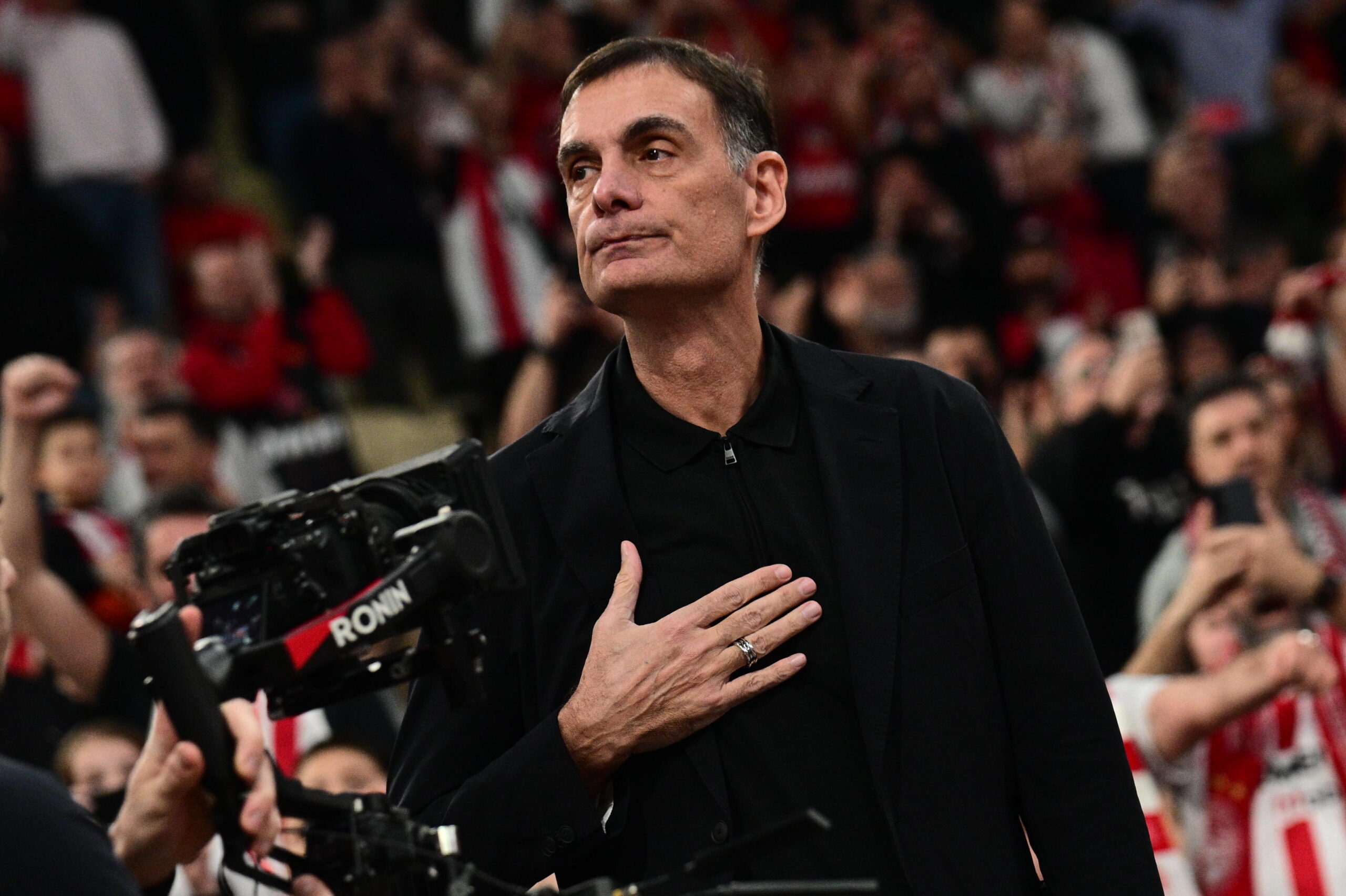 EUROLEAGUE 2025-2026 / ΟΛΥΜΠΙΑΚΟΣ - ΒΙΡΤΟΥΣ ΜΠΟΛΟΝΙΑ.(KLODIAN LATO / EUROKINISSI)