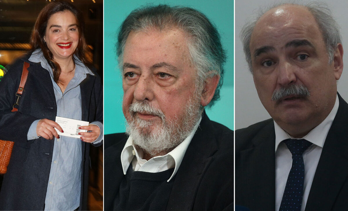 Γωγώ Μπρέμπου, Γιάννης Πανούσης, Μάρκος Μπόλαρης