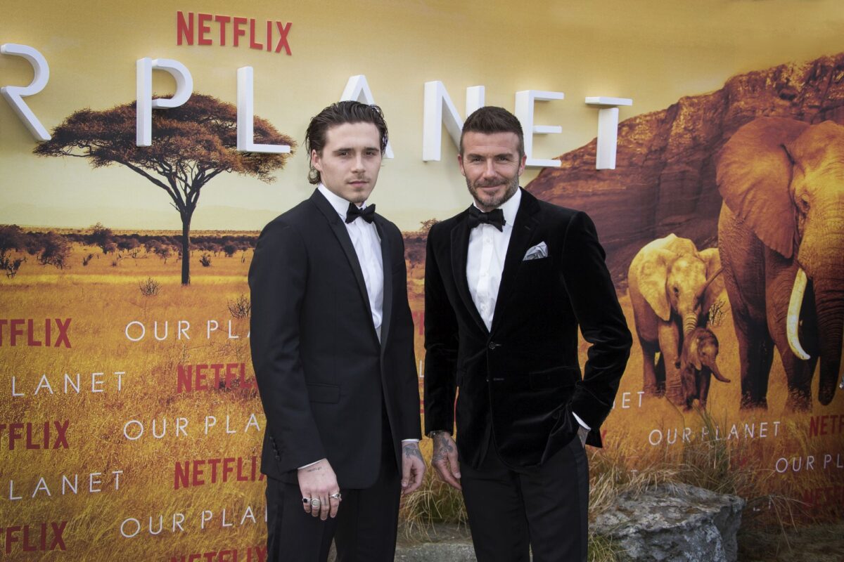 Μπρούκλιν Μπέκαμ και Ντέιβιντ Μπέκαμ