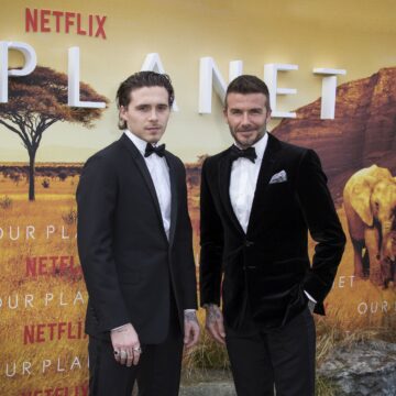 Μπρούκλιν Μπέκαμ και Ντέιβιντ Μπέκαμ