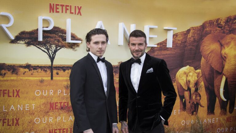 Μπρούκλιν Μπέκαμ και Ντέιβιντ Μπέκαμ