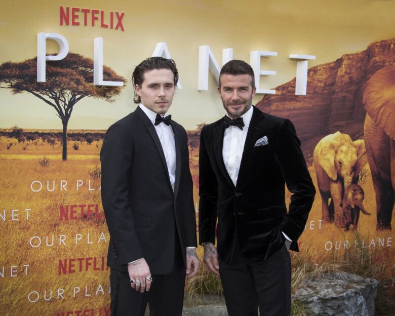 Μπρούκλιν Μπέκαμ και Ντέιβιντ Μπέκαμ