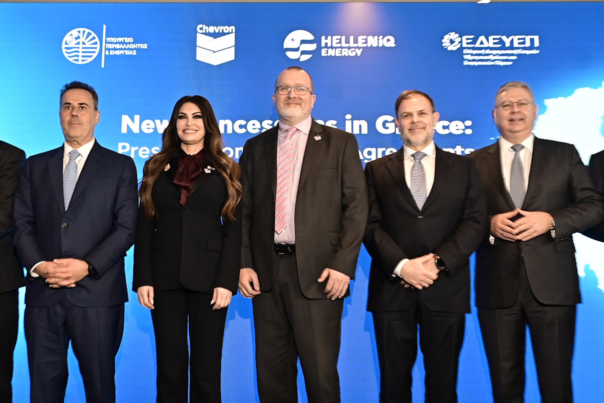 Παρουσίαση των συμφωνιών μίσθωσης μεταξύ του ελληνικού κράτους και της κοινοπραξίας Chevron -Helleniq Energy (ΜΙΧΑΛΗΣ ΚΑΡΑΓΙΑΝΝΗΣ